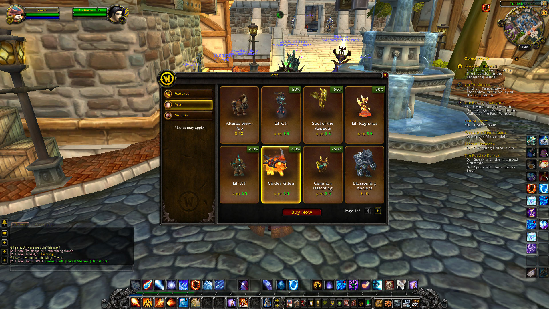 Oh Good, Now We Can Buy Virtual Pets Inside Of World Of Warcraft