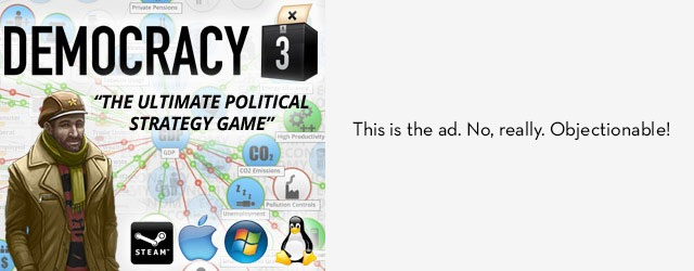 Game Ad Blocked On ‘Major US Games Site’ Because It Was ‘Political’