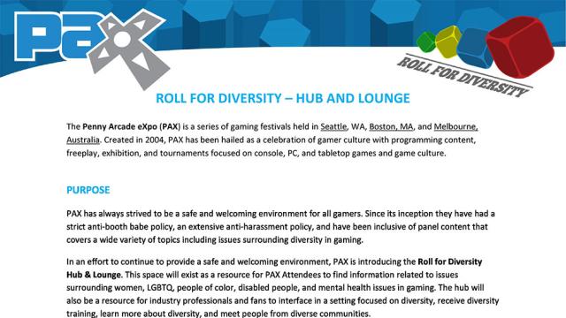 Penny Arcade To Build PAX ‘Diversity Hubs’