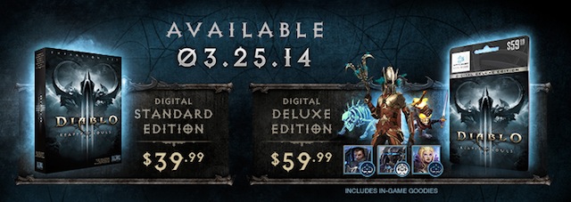 Diablo III: Reaper Of Souls Is Out March 25, 2014