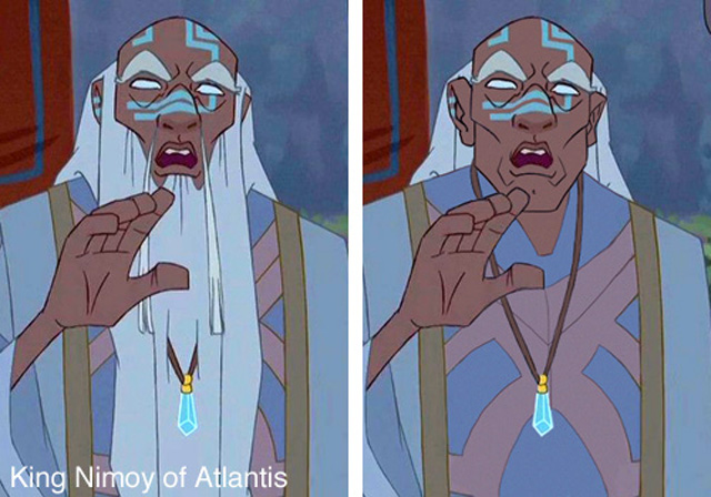 Disney Characters Without Their Beards Are Frightening