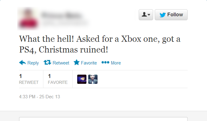 Nothing Stings Quite Like Getting The Wrong Console For Christmas