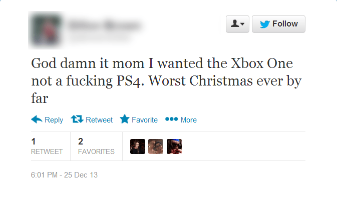Nothing Stings Quite Like Getting The Wrong Console For Christmas