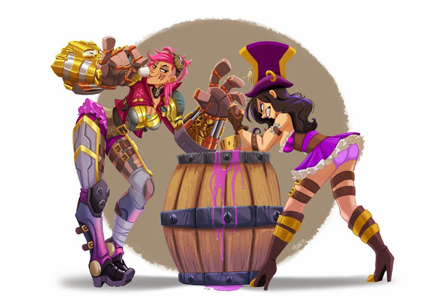If League Of Legends Champions Were Cartoon Characters