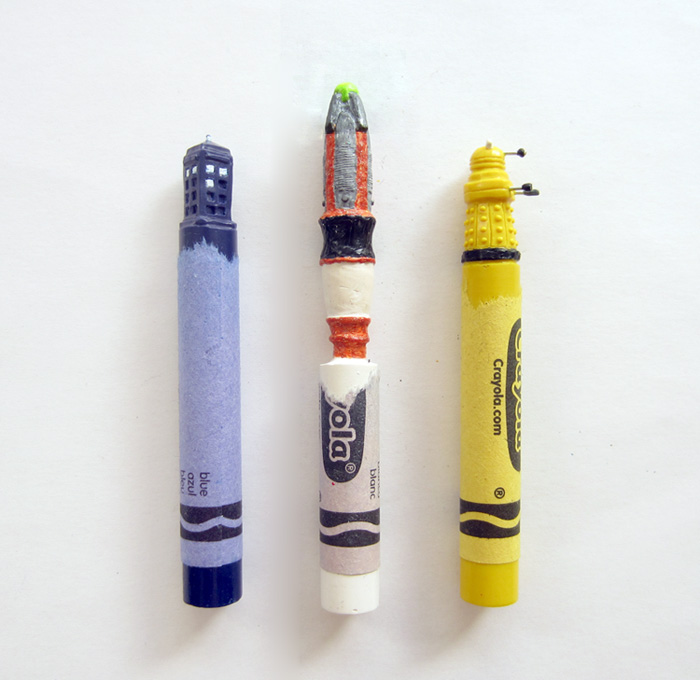 Your Favourite Characters Carved Into Crayons