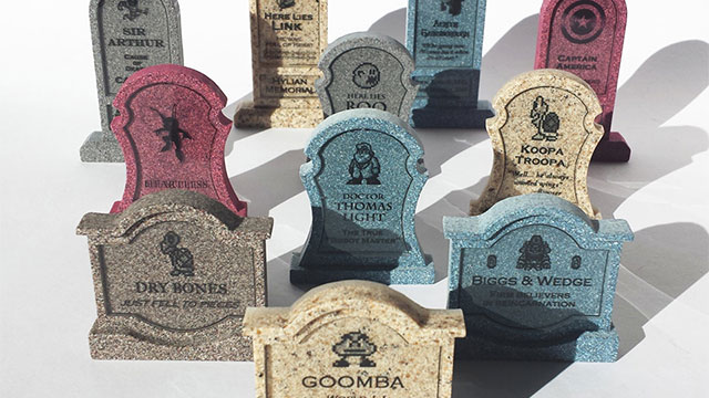 Remember The Dead With These Video Game Tombstones