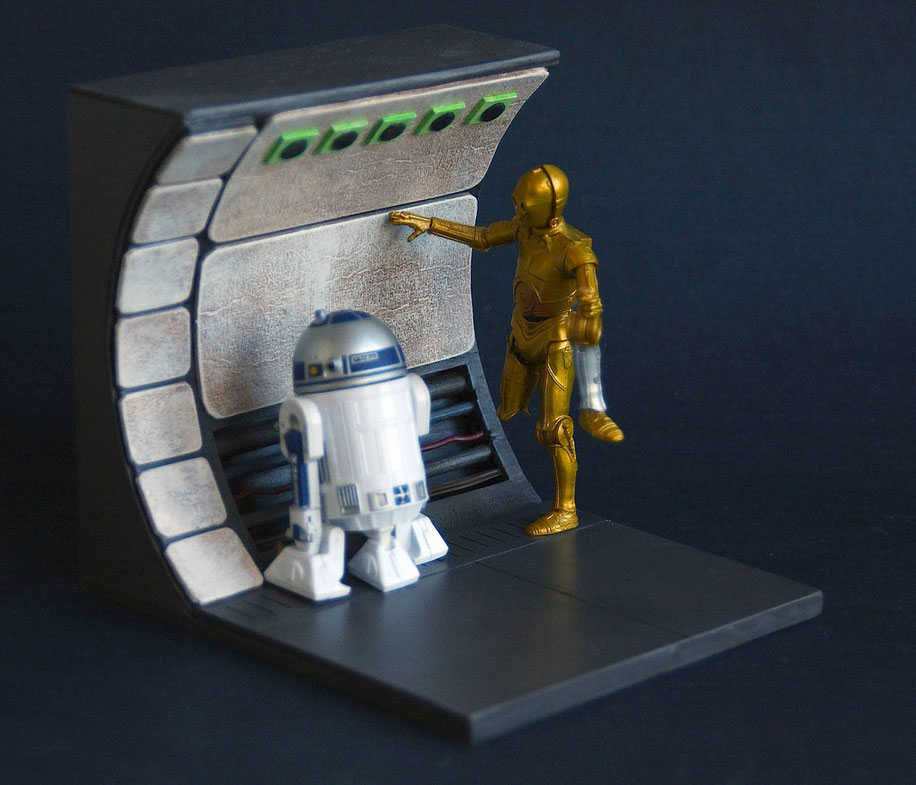 Perfect Recreations Of Star Wars Film Sets. For Your Action Figures.