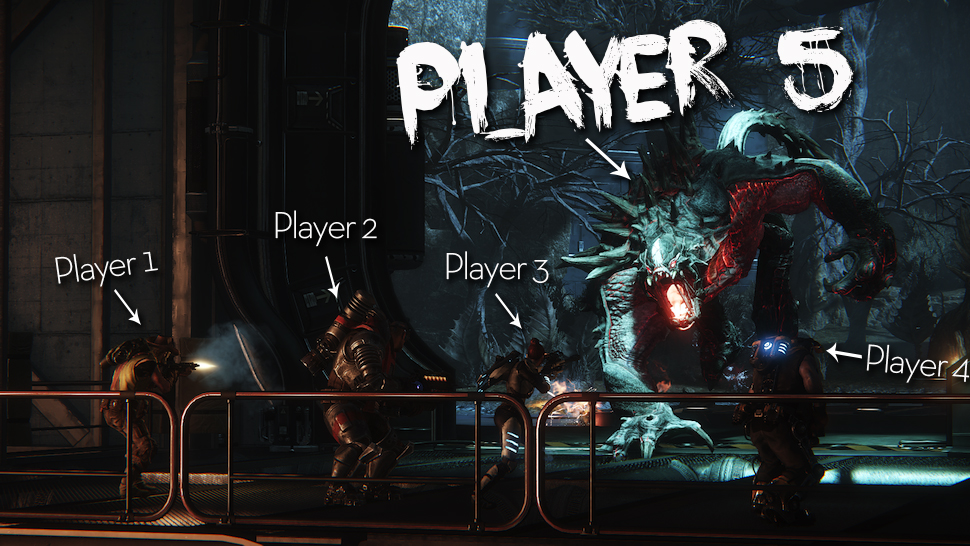 Four Players Are Co-Op Heroes. The Fifth Is Their Giant Enemy. Fight!