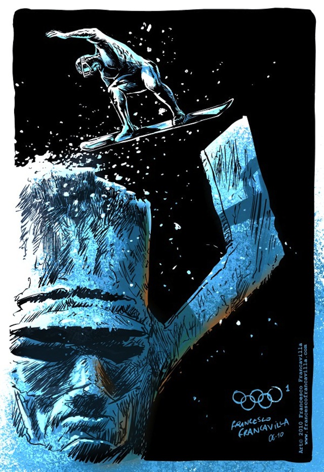 Iceman Should Really Be In These Superhero Winter Olympics Drawings