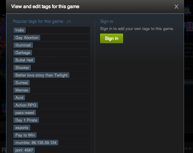 The First Day Of Steam Tags Is Both Funny And Sad