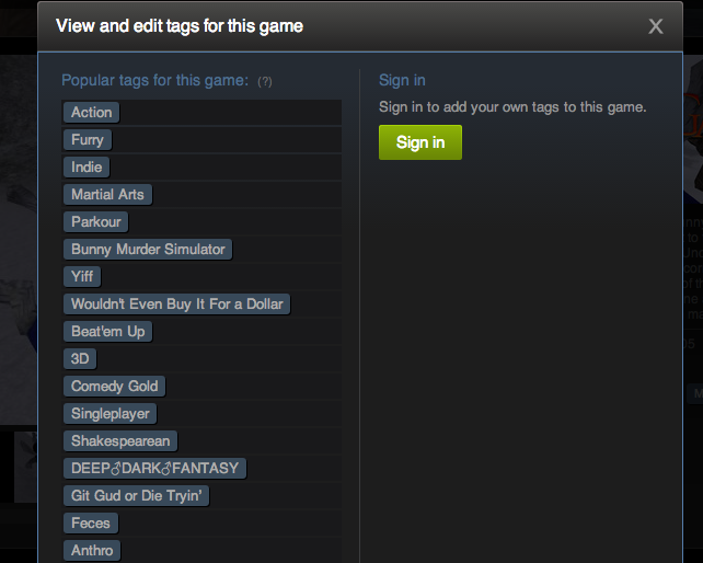 The First Day Of Steam Tags Is Both Funny And Sad