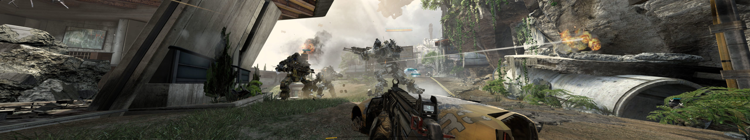7680×1440 Titanfall Screens Are Just Being Silly
