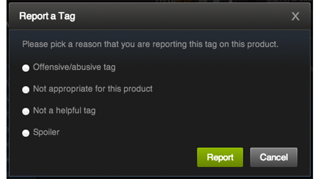 Valve Now Letting Users Flag Steam Tags As ‘Abusive’ And ‘Spoiler’