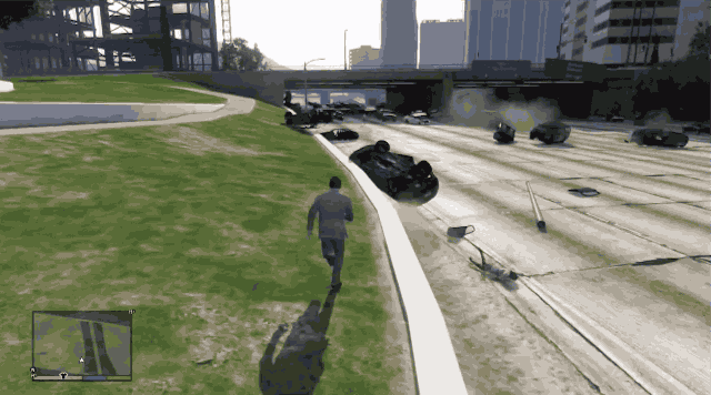 Someone Made It So All The Cars In GTA V Try To Kill You