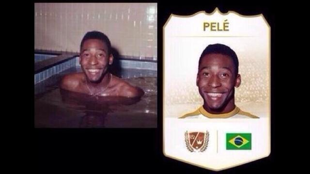 Yes, FIFA 14 Really Does Use A Picture Of Pelé In A Hot Tub