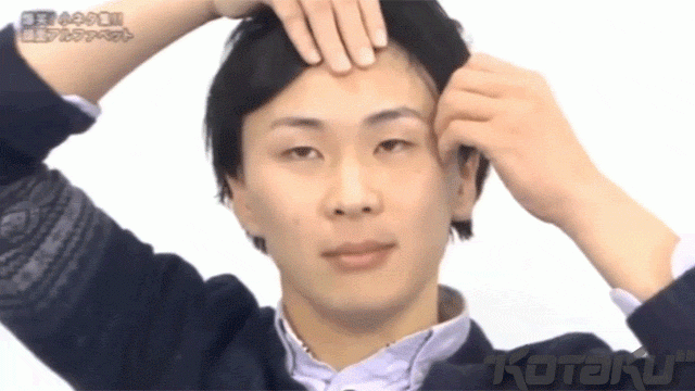 Japanese Man Contorts Face To Make The Alphabet