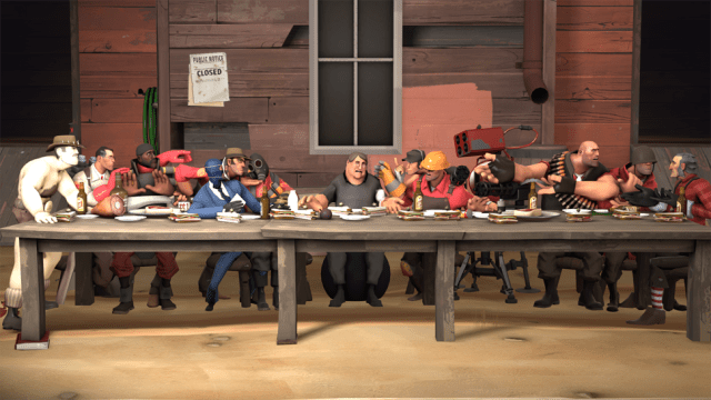 Dayshot: Da Vinci’s Iconic The Last Supper, Turned Into A Team Fortress 2 Parody