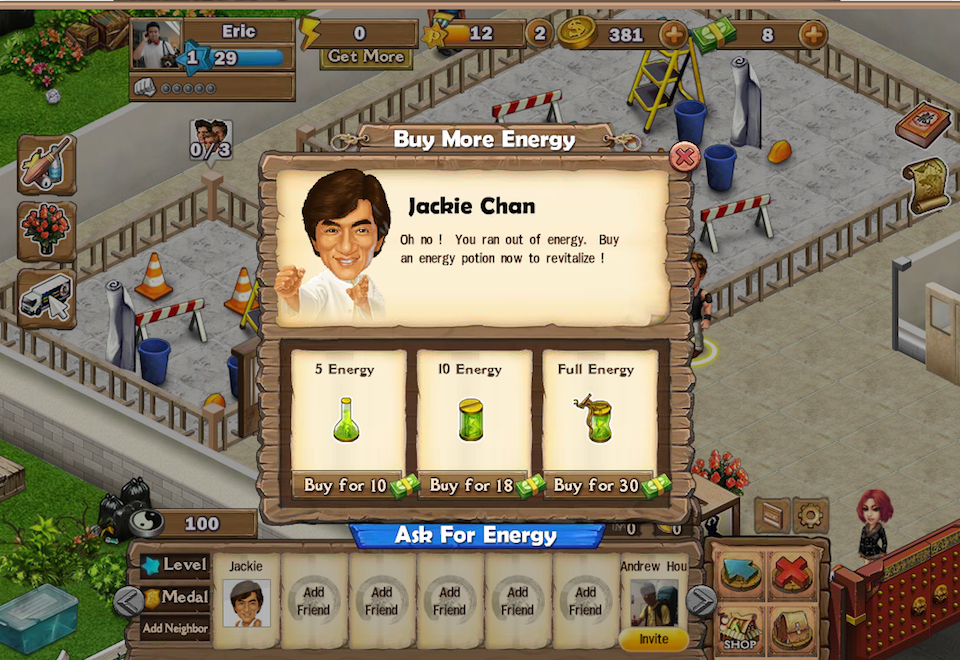 The Jackie Chan Licensed Facebook Game You Never Heard Of