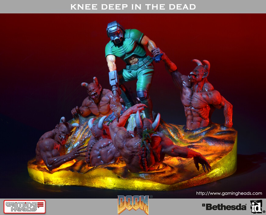 For $400, You Too Can Enjoy Doom Guy Curbstomping Demons On Your Desk