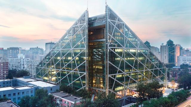 Robots, Modern Art, Star Wars Collide In Beijing’s Glass Pyramid