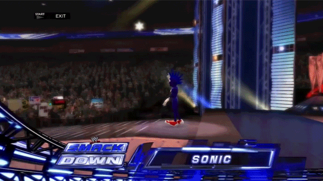 Pro Wrestling Is So Much Better With Sonic And Gabe Newell