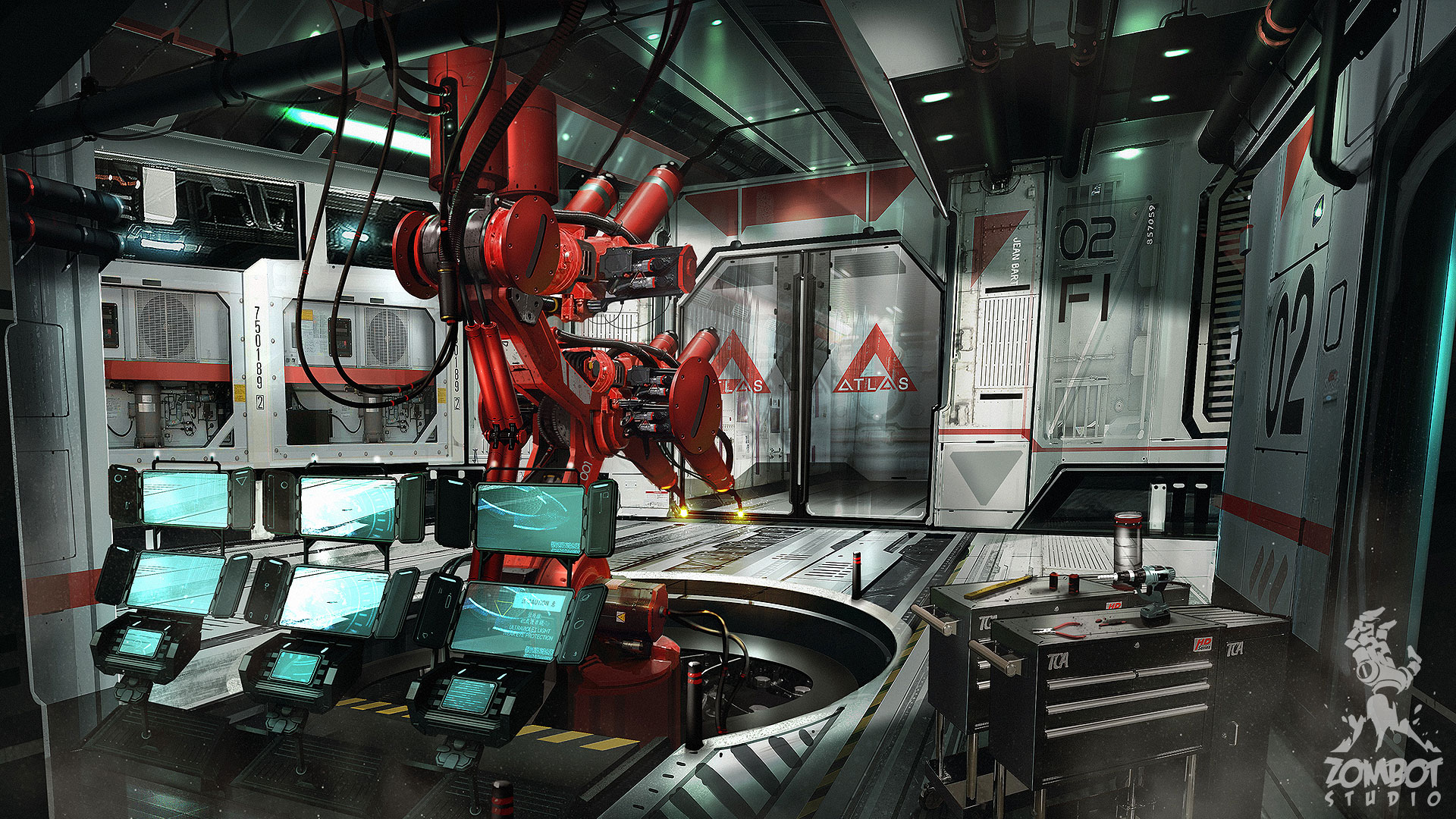 Fine Art: Mechs Punching In Space? You Have My Attention