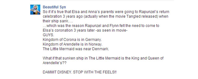 Wait, Are Frozen, Tangled And The Little Mermaid All Connected?