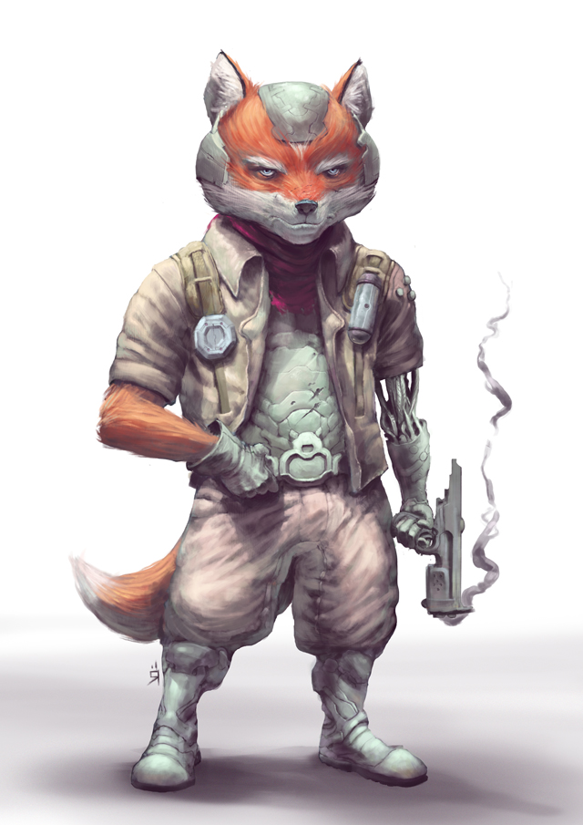 A More Realistic Fox McCloud And Falco