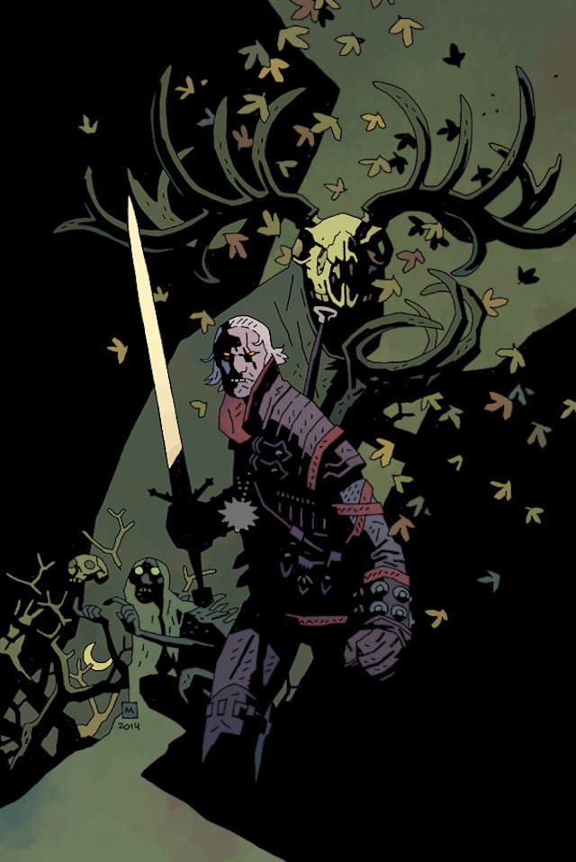 Yup, A Witcher Drawing By Hellboy’s Creator Makes Perfect Sense