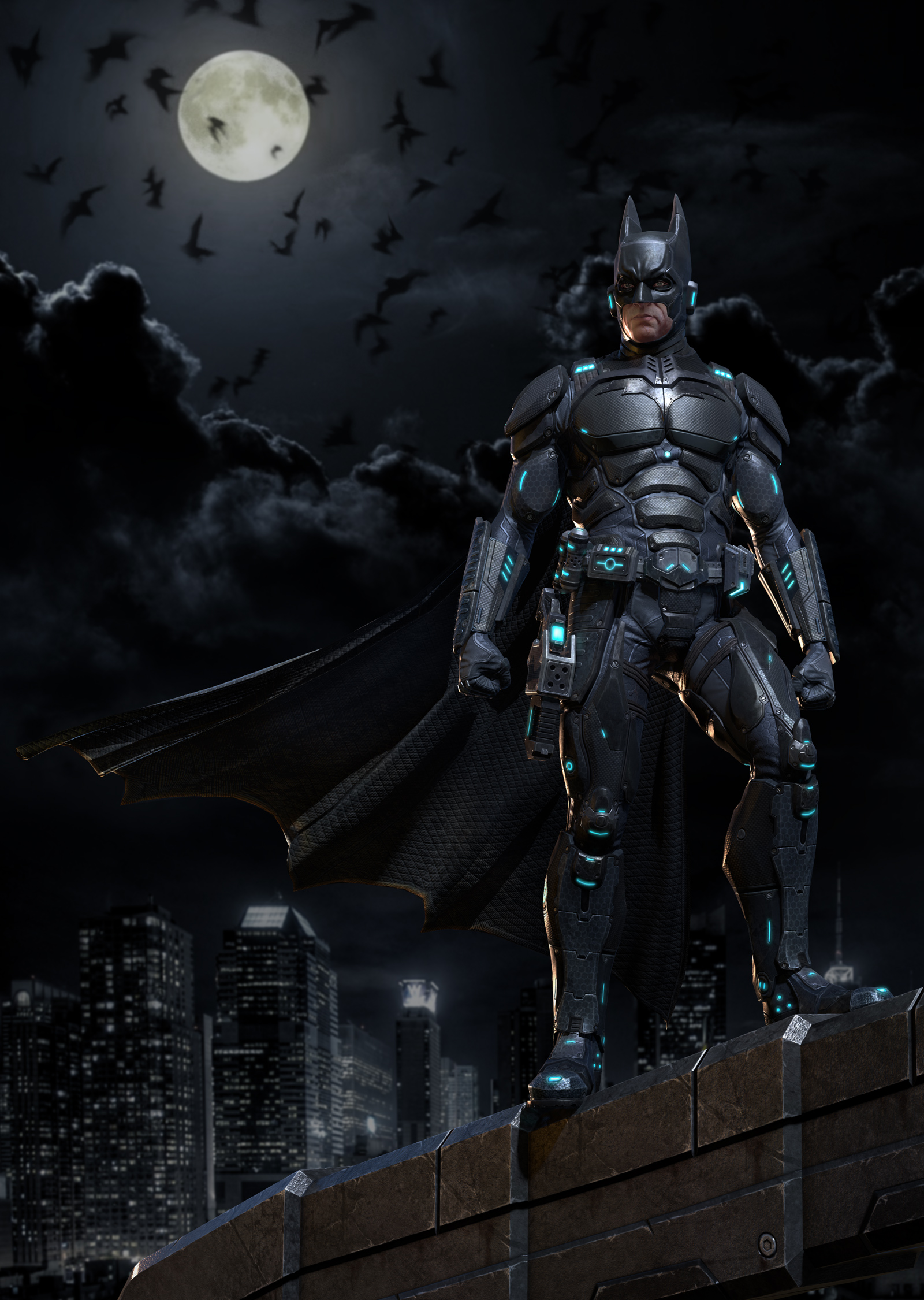 Future Batman Glows In The Dark (And Is Really Old)