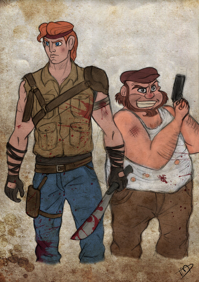If Disney Characters Were In The Middle Of A Zombie Apocalypse