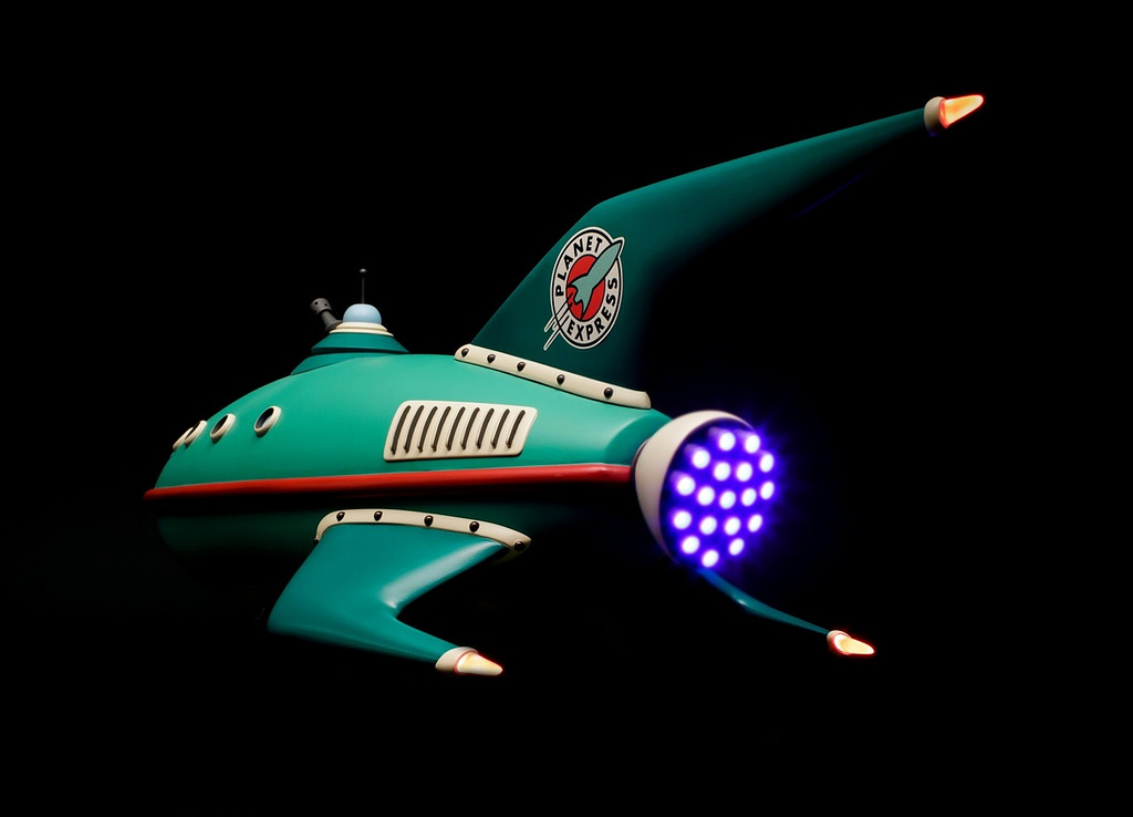 Futurama Ship Looks Like CGI, Is Actually Real Model