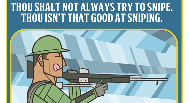 The Commandments Of Playing Online Shooters