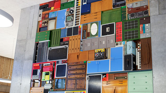 Man Plays Tetris In Real Life, With A Bunch Of Real Stuff