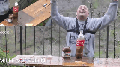 The Ol’ Coke-And-Mentos Trick Gets One Heck Of An Update