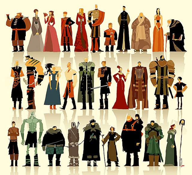 An Excellent Stylisation Of Game Of Thrones’ Characters