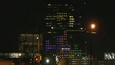 Watch Tetris Being Played On The Side Of A 29-Story Building