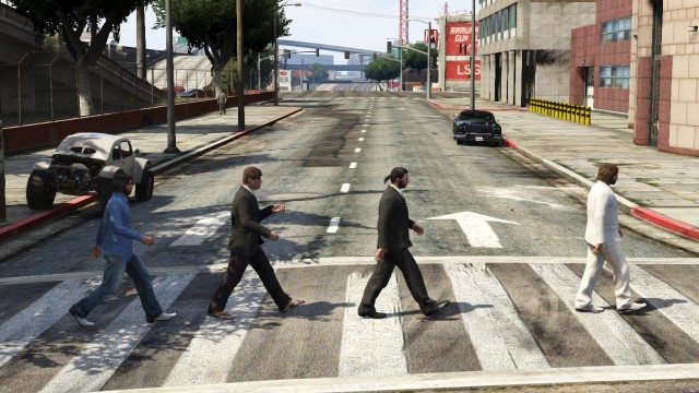Iconic Album Covers, Recreated In… GTA V