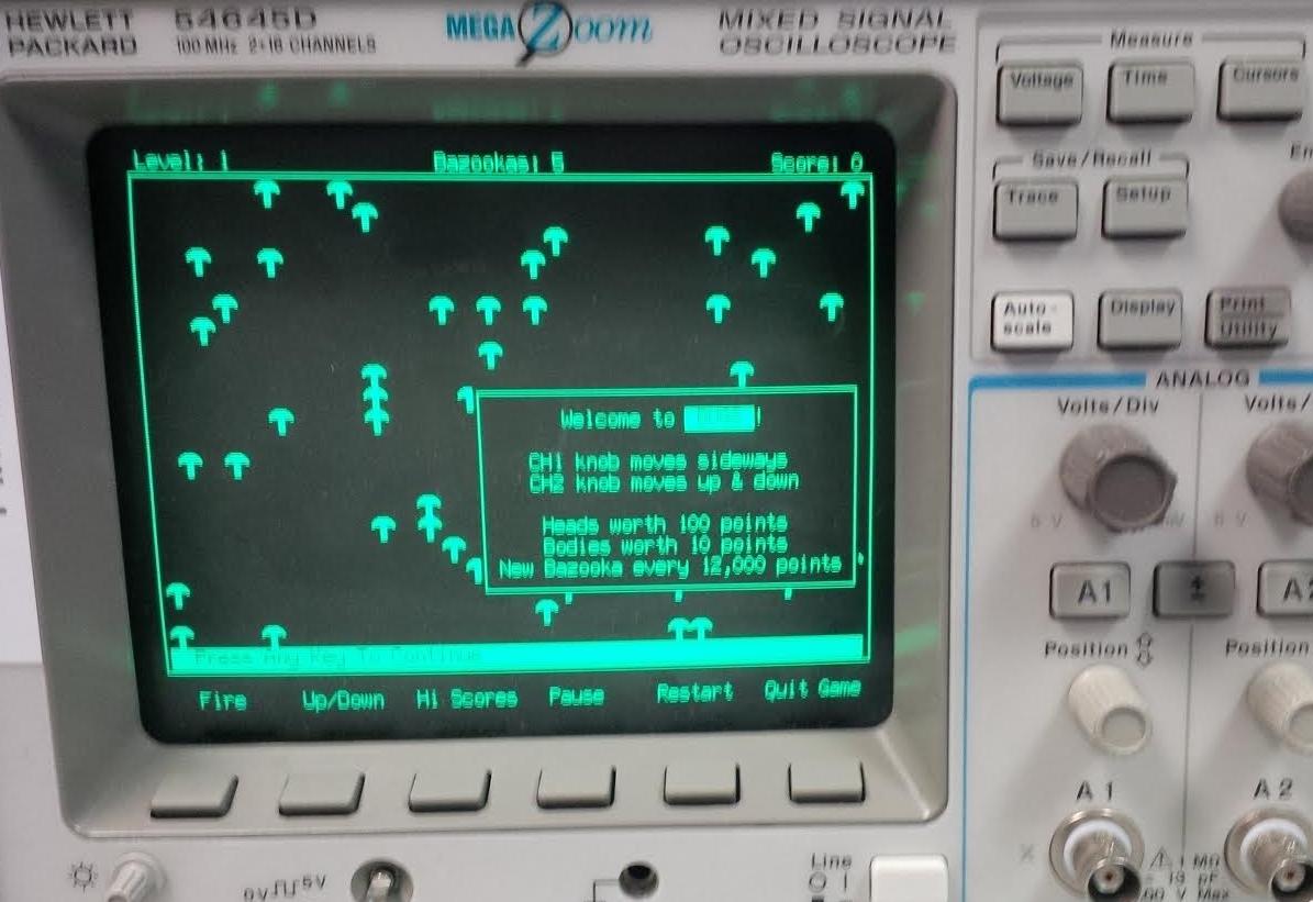 Here’s How To Play Tetris And Asteroids On Lab Equipment