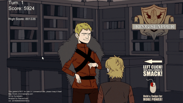 Game Of Thrones Game Has You Slapping Joffrey. A Lot.
