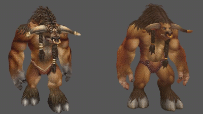 World Of Warcraft’s Shiny New HD Tauren In Motion