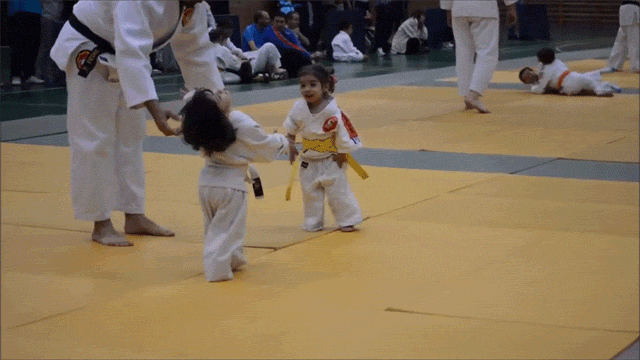 Two Judo Kids Fight It Out With Lethal Cute