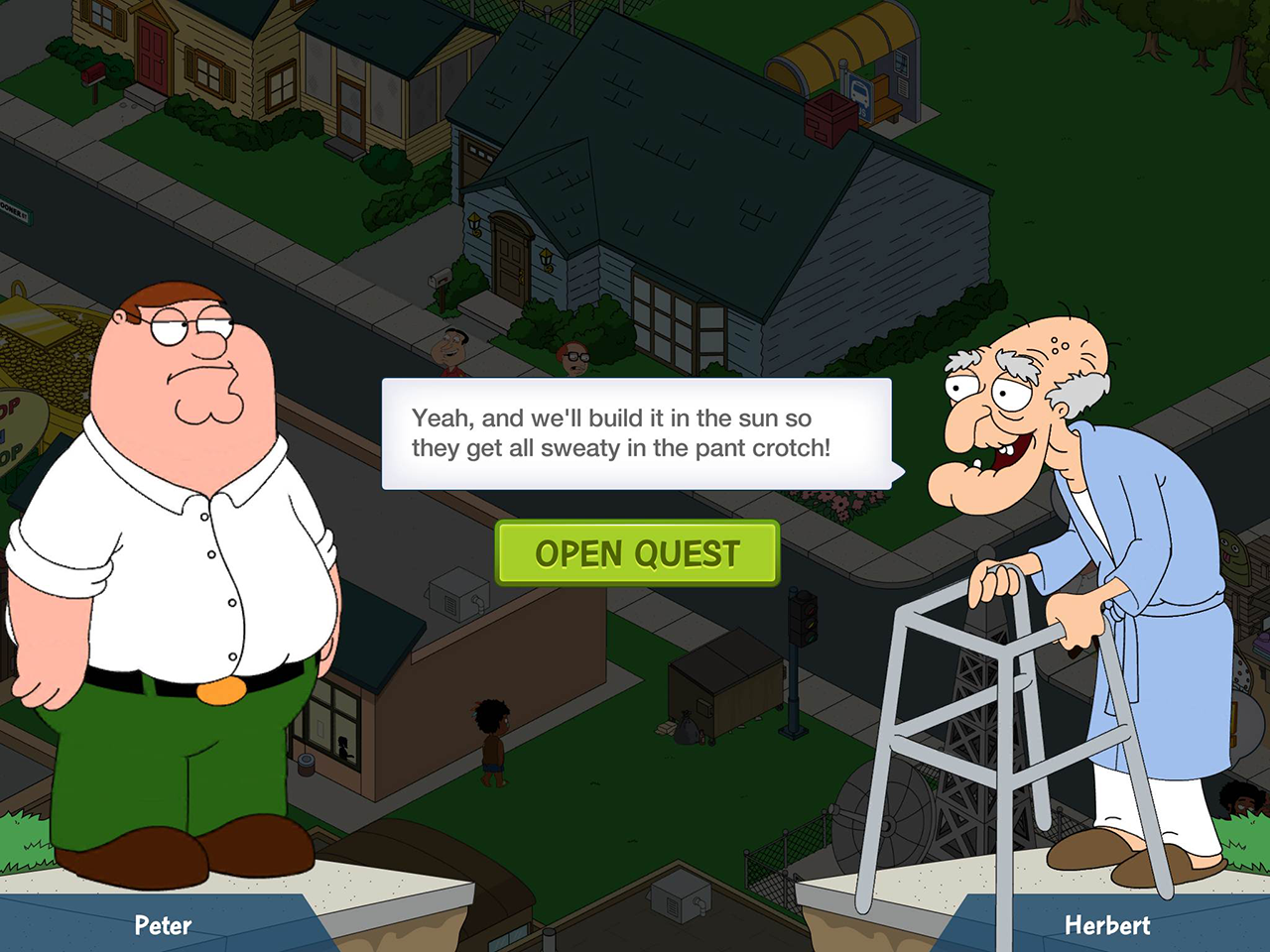 Doing The Dirty Simpsons With Family Guy’s Quest For Stuff