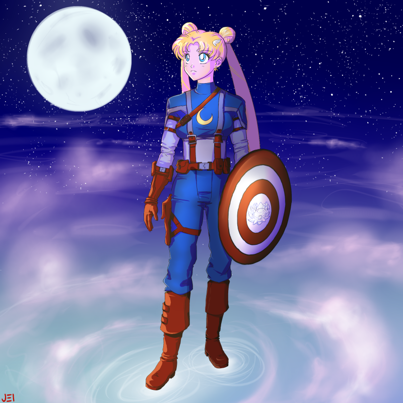 Somehow, Sailor Moon Characters As The Avengers Works