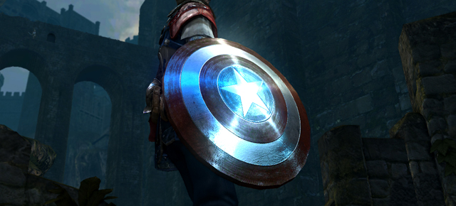 Captain America’s Shield Is A Natural Fit For Dark Souls