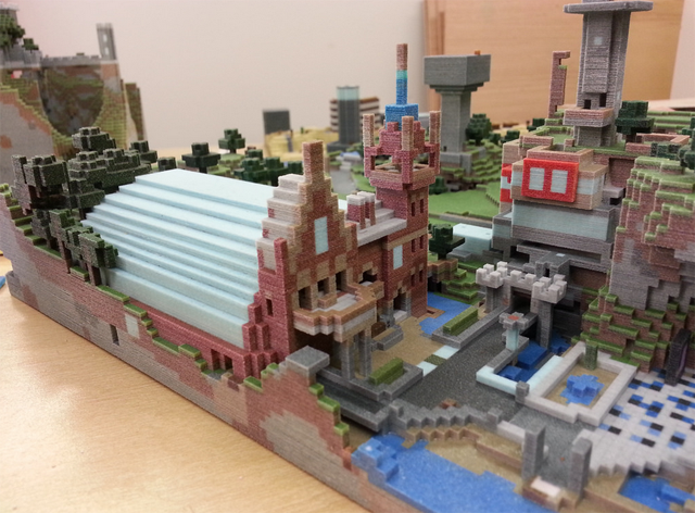 Minecraft Worlds, 3D-Printed. They’re Amazing.
