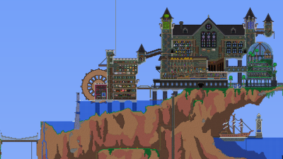 That’s One Hell Of A Terraria Castle