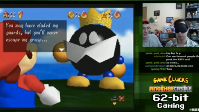Watch A Guy Play Through Mario 64 Blindfolded