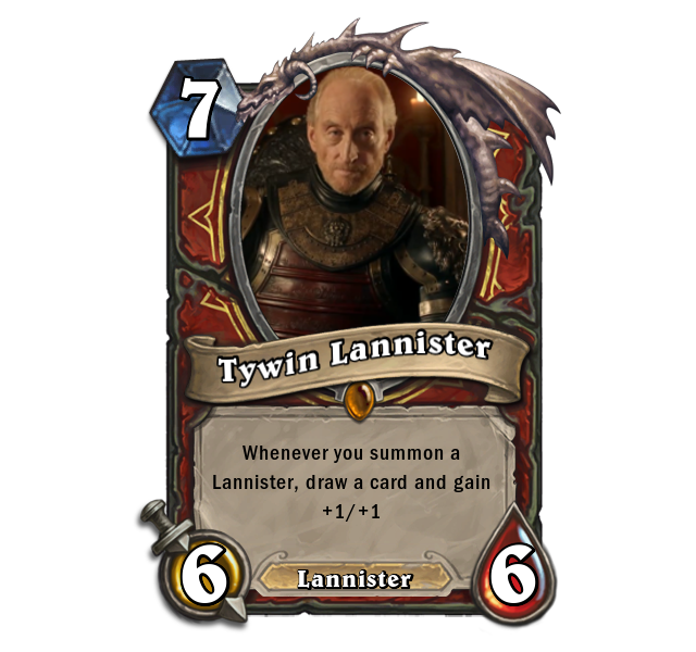 Game Of Thrones Characters Would Break Hearthstone