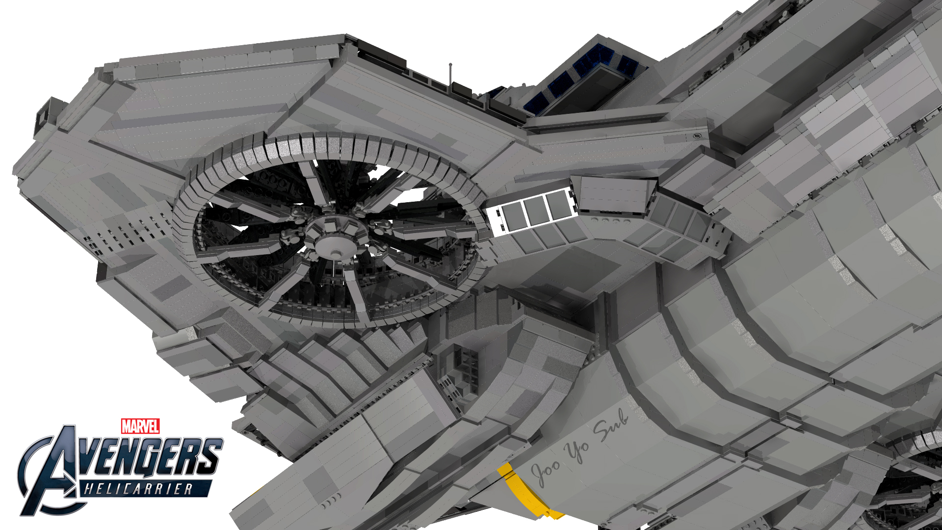 It Takes Over 22,000 Bricks Build A LEGO Avengers’ Helicarrier
